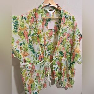 *NWT* LC Sheer Tropical Coverup by Lauren Conrad / OS